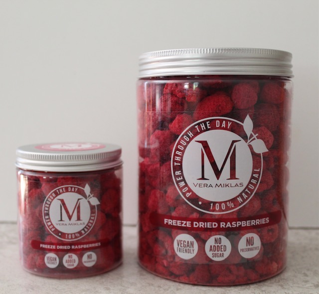 Freeze Dried Raspberries 20g & 100g