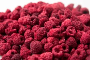 Freeze dried whole raspberries