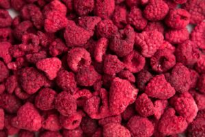 Freeze dried whole raspberries