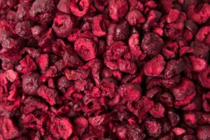 Freeze dried sour cherries slices